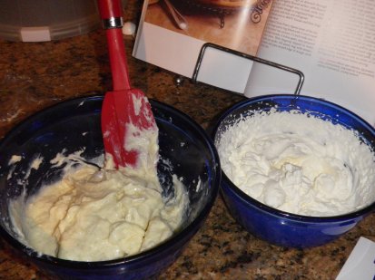 Whipping cream and pastry cream